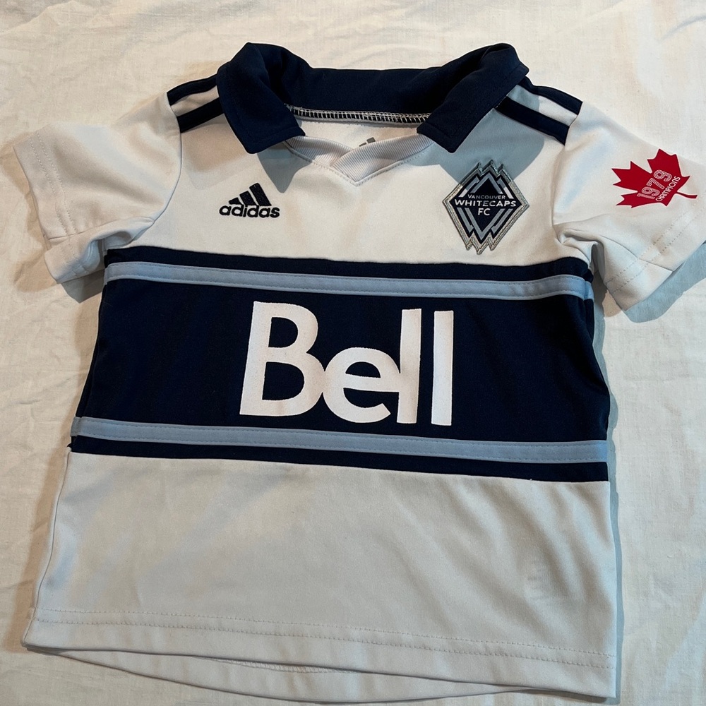 2T Vancouver White Caps Kids Soccer Jersey
